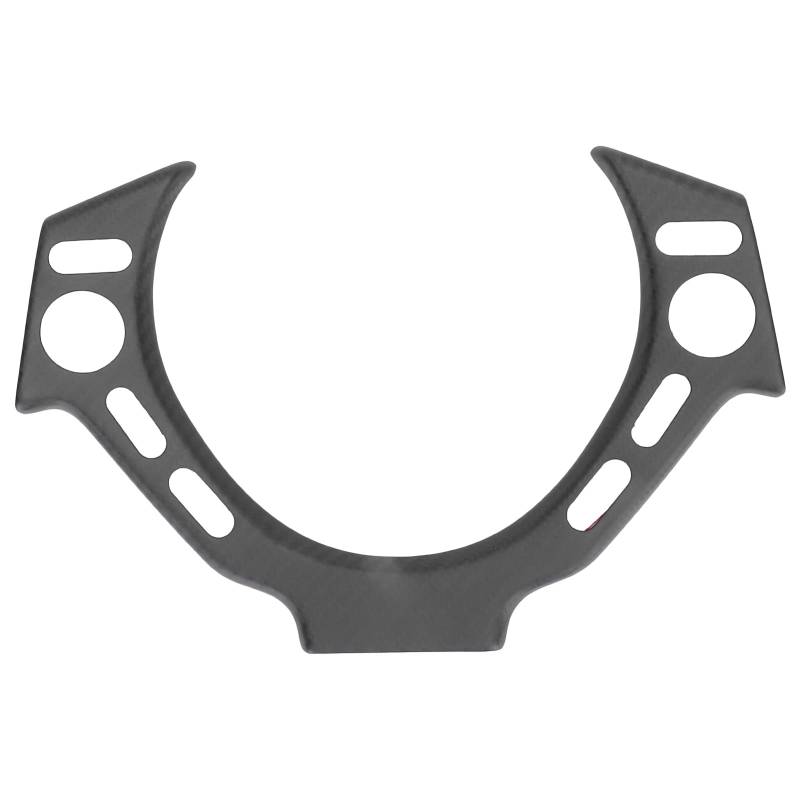 Brilluxa Lenkradverkleidung, kompatibel mit GTR R35 2012-2016, Kohlefaser-Lenkradabdeckung, trockener Kohlefaserplatte, Lenkradüberlagerungsersatz von Brilluxa