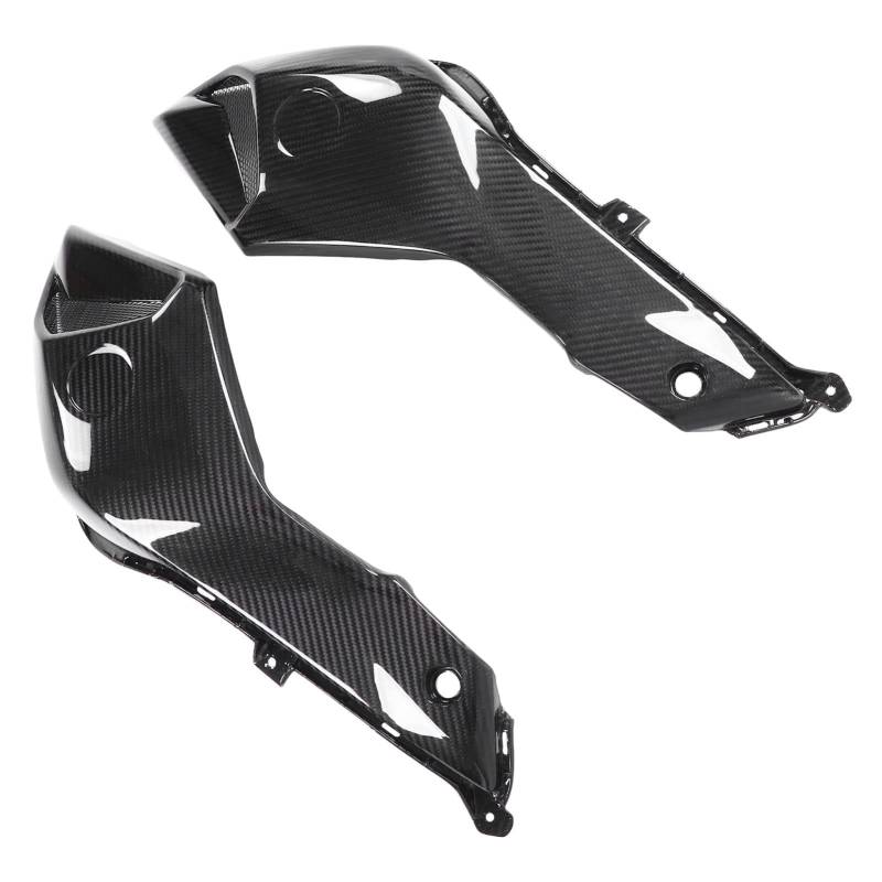 Brilluxa Lufteinlassabdeckung, kompatibel mit MT -07 2013-2016, Motorrad -Seitenplatte, Kohlefaseransaugschild, Austausch von Luftkanalplatten von Brilluxa