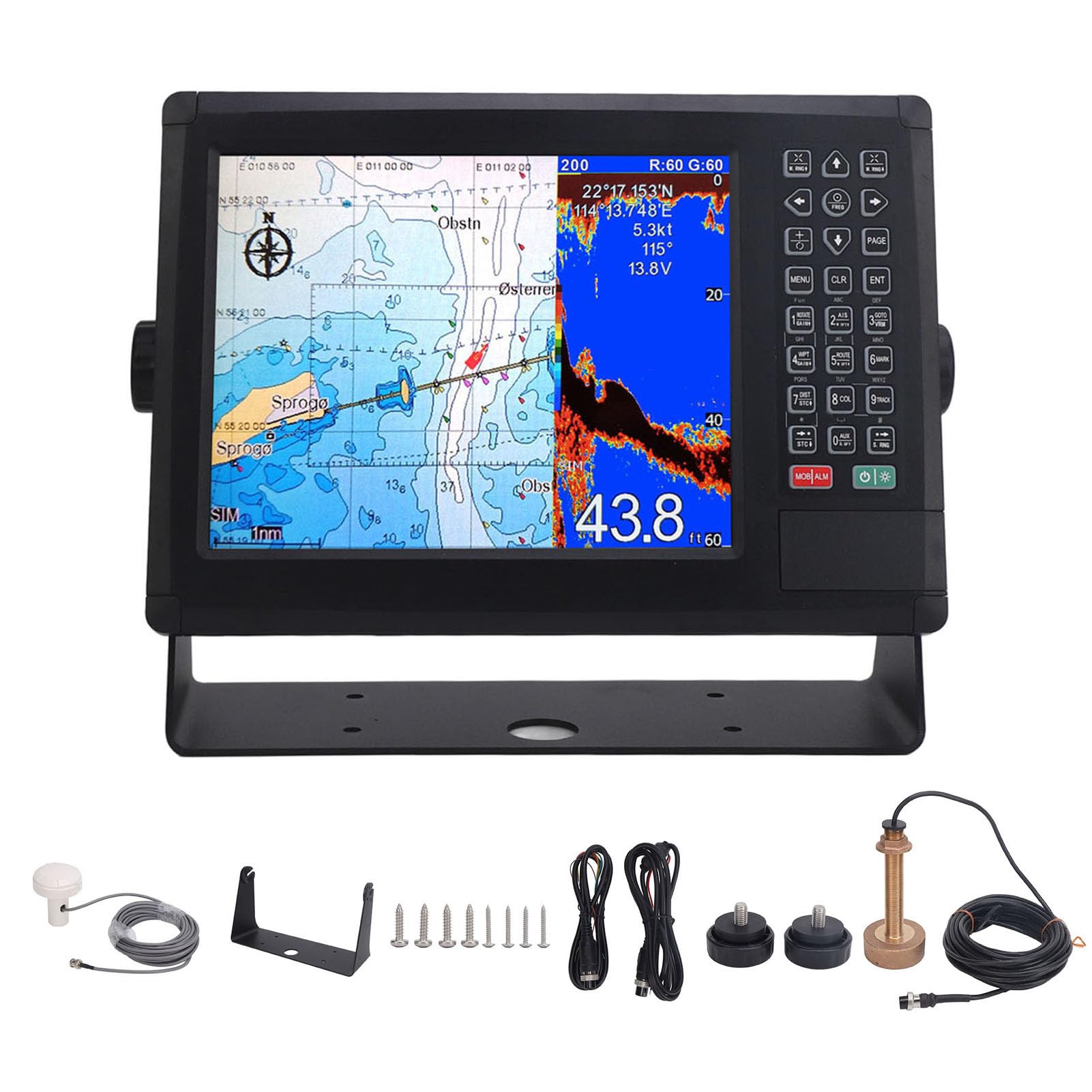 Brilluxa Marine Plotter, 10,4 -Zoll -Diagramm -Anzeigeeinheit, kompatibel mit dem Xinuo -Fischfindersystem, dem Meeresboden -Kartierungsplotter mit Wandler Brilluxa Marine Plotter, 10,4 -Zoll -Diagramm -Anzeigeeinheit, kompatibel mit dem Xinuo -Fischfindersystem, dem Meeresboden -Kartierungsplotter mit Wandler von Brilluxa