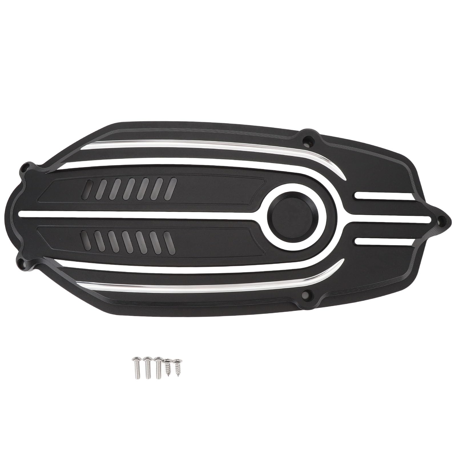 Brilluxa Motorgehäusedeckel, Motorschutz vorne kompatibel mit R NineT Racer Scrambler, Aluminium-Motorabdeckung, Motorrad-Motorschutz (Schwarz) von Brilluxa