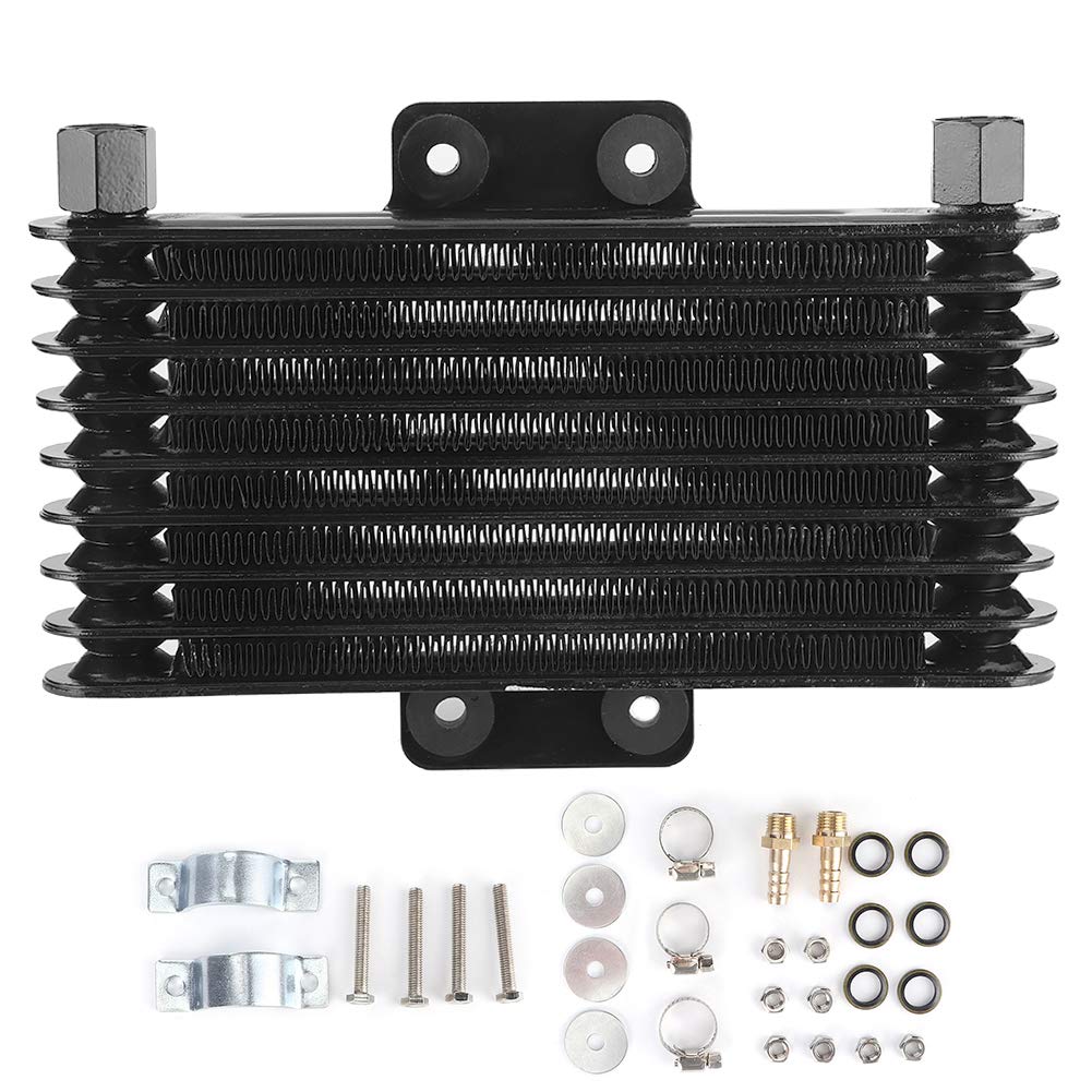 Brilluxa Motorölkühler, 8 Reihenkühlkühler Universal für 125–250 CCM Dirt Bike ATV, Austausch von Ölkühlsystemen Brilluxa Motorölkühler, 8 Reihenkühlkühler Universal für 125–250 CCM Dirt Bike ATV, Austausch von Ölkühlsystemen von Brilluxa