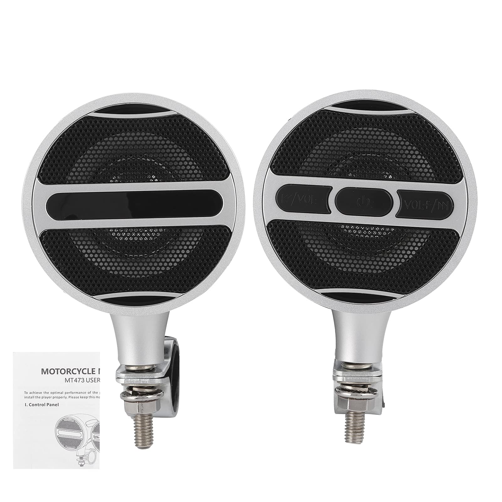 Brilluxa Motorradlautsprecher, Bluetooth-Soundsystem 12V MP3-Player FM-Radio für 22-30 mm Lenker, Audioeinheit, wasserdichte Stereo-Lautsprecher Brilluxa Motorradlautsprecher, Bluetooth-Soundsystem 12V MP3-Player FM-Radio für 22-30 mm Lenker, Audioeinheit, wasserdichte Stereo-Lautsprecher von Brilluxa