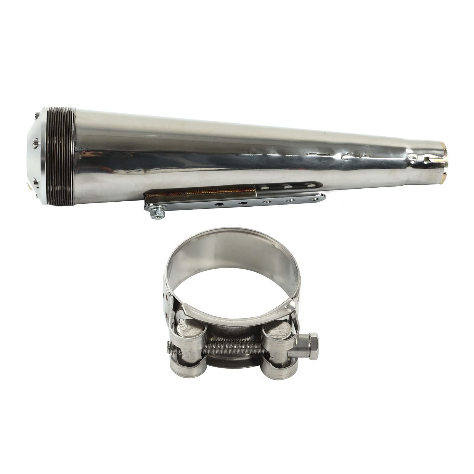 Brilluxa Motorradschuffler Auspuffrohr, einstellbare 1,9 bis 2 -Zoll -Einlasskompatibel mit R1150R R1150Gs, Edelstahl -Schalldämpfer, universeller Auspuffanschlag Brilluxa Motorradschuffler Auspuffrohr, einstellbare 1,9 bis 2 -Zoll -Einlasskompatibel mit R1150R R1150Gs, Edelstahl -Schalldämpfer, universeller Auspuffanschlag von Brilluxa