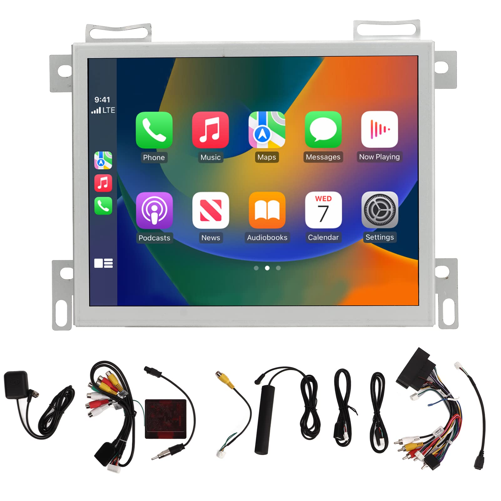 Brilluxa Multimedia Player, Touchscreen -Radioeinheit kompatibel mit Challenger, 8.8in GPS -Navigation Carplay -System Austausch (4+64G) von Brilluxa