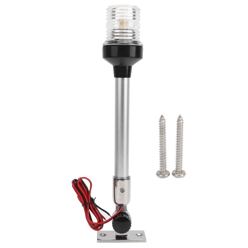 Brilluxa Navigation Licht, LED -Signallampe 12in 360 ° All runde Beleuchtung für die Marine -Boot -Yacht, runde Segellicht, Bootsnavigationsplatz von Brilluxa