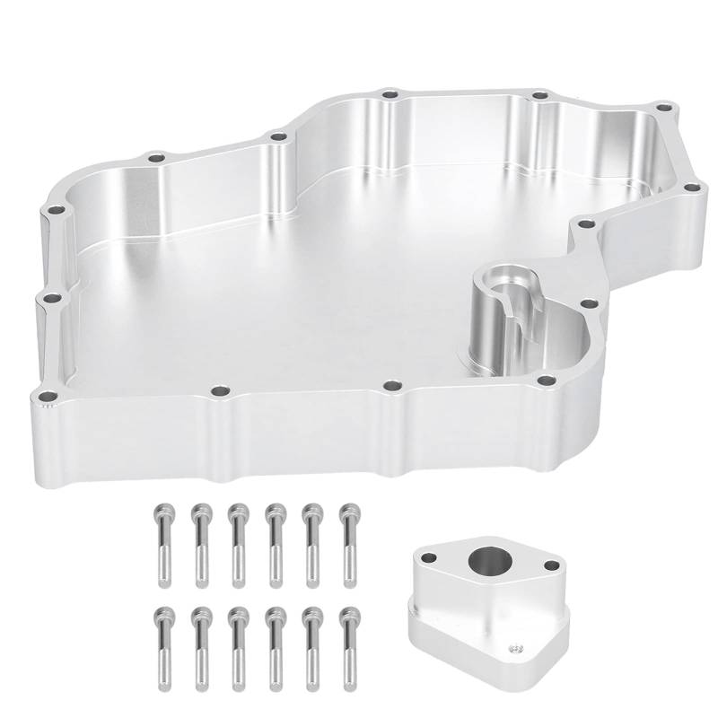 Brilluxa Ölwanne Baugruppe, Motorölsump, Motorölbehälter, kompatibel mit Hayabusa GSX1300R 1999-2011, umfasst Abhol- und Befestigungsschrauben von Brilluxa