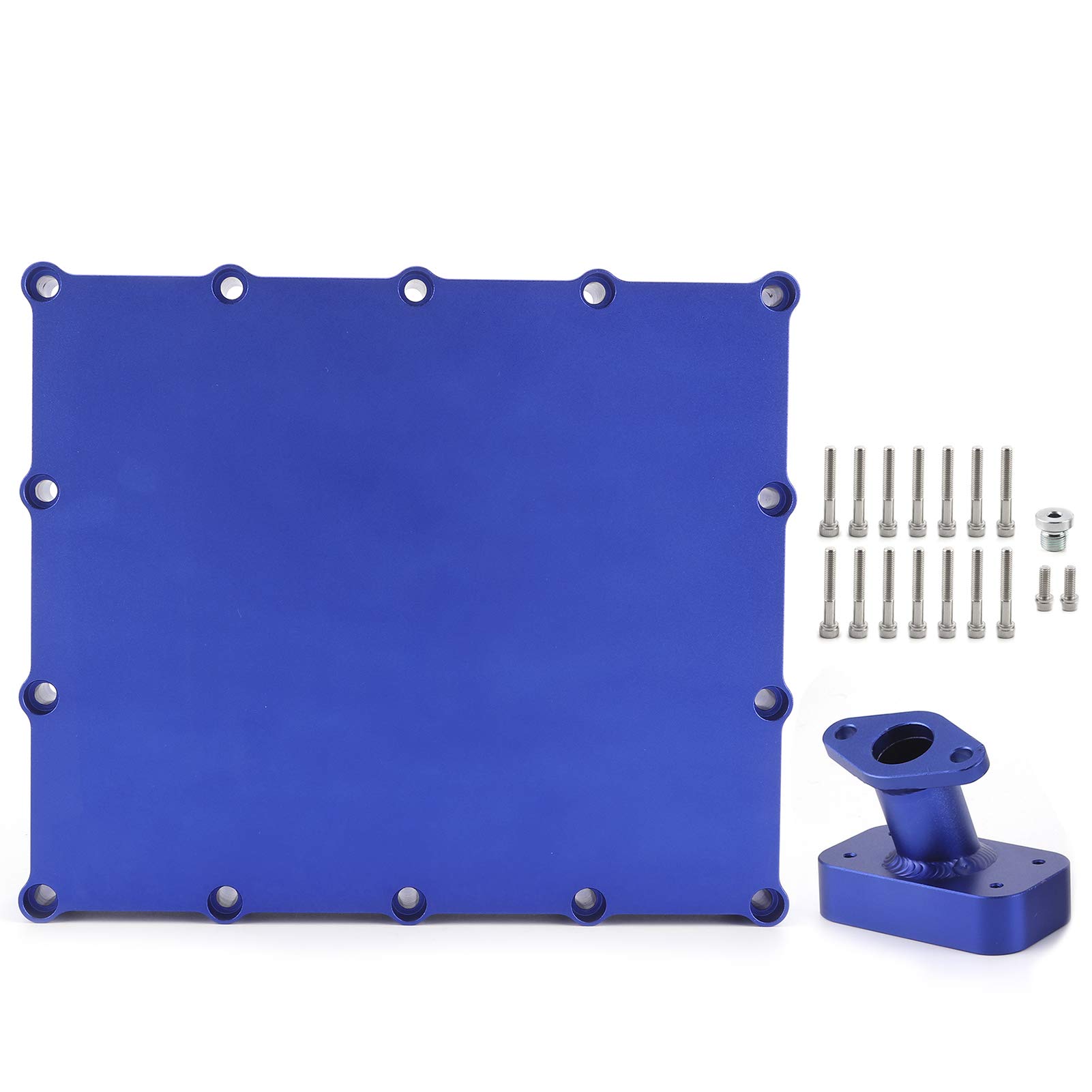 Brilluxa Oil Pan Kit, Motor -Sumpf -Baugruppe, kompatibel mit GSXR750 GSXR600 GSXR1000, Motorradaluminiumöl -Pfanne, Low -Profil -Ölwanne Austausch (Blue) von Brilluxa