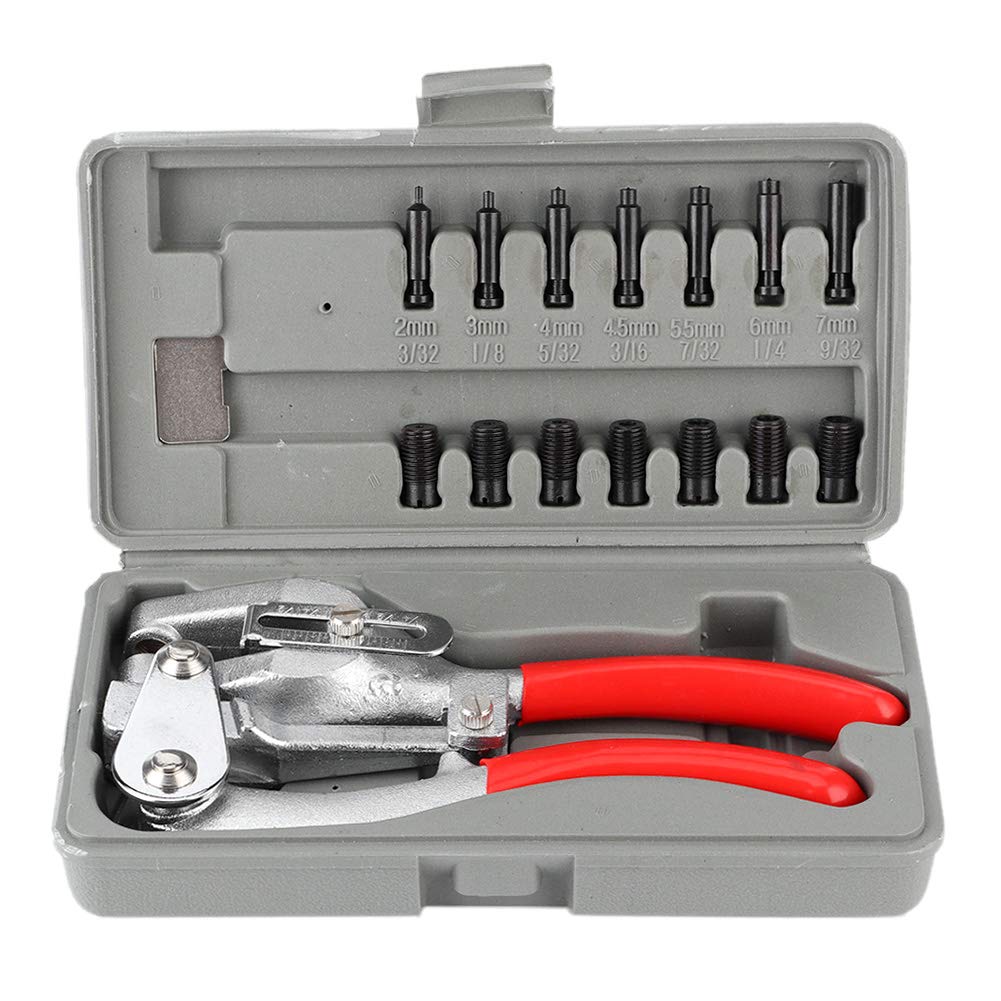 Brilluxa Punch -Zange Set, manuelle Loch -Loch -Punch -Werkzeuge und Ösenzellenkit für Leder -Plastikgummi -Uhrband, 16pcs Metall Punch Tool Kit Brilluxa Punch -Zange Set, manuelle Loch -Loch -Punch -Werkzeuge und Ösenzellenkit für Leder -Plastikgummi -Uhrband, 16pcs Metall Punch Tool Kit von Brilluxa