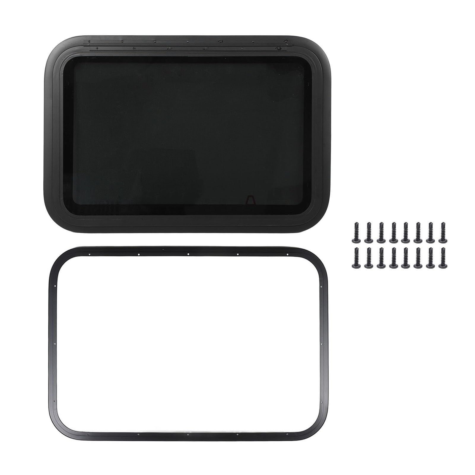 Brilluxa RV -Ausgangsfenster, 762 x 508 mm getöntes, geschmittertes Glas -Fluchtfenster mit Bildschirm und Zierring für Wohnmobile Caravan Brilluxa RV -Ausgangsfenster, 762 x 508 mm getöntes, geschmittertes Glas -Fluchtfenster mit Bildschirm und Zierring für Wohnmobile Caravan von Brilluxa