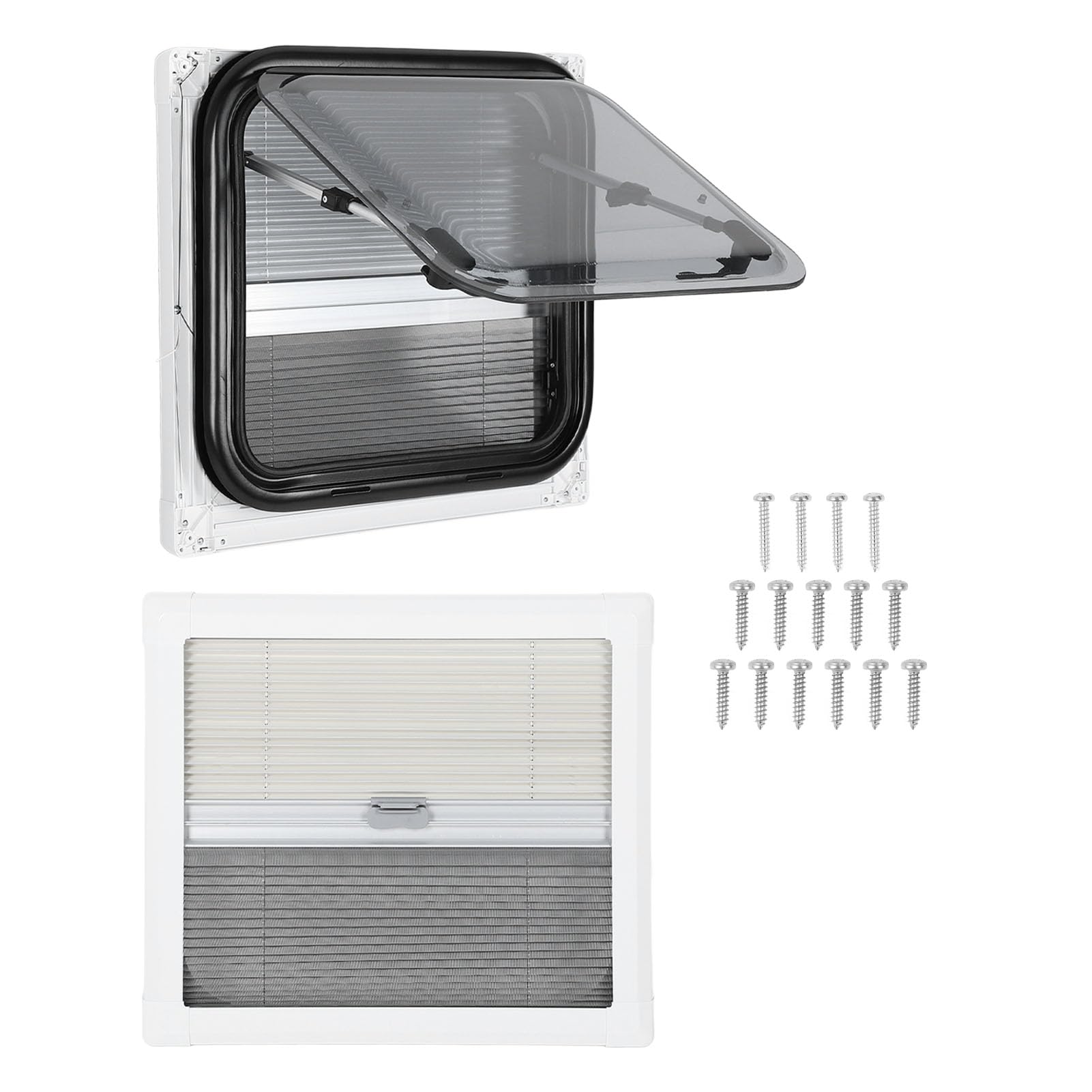 Brilluxa RV -Fenster, 18x16in -Ausgangsschieben aus dem Fenster mit Acrylglas kompatibel mit Wohnmobilanhänger, Anti -UV -RV -Fluchtfensterersatz Brilluxa RV -Fenster, 18x16in -Ausgangsschieben aus dem Fenster mit Acrylglas kompatibel mit Wohnmobilanhänger, Anti -UV -RV -Fluchtfensterersatz von Brilluxa