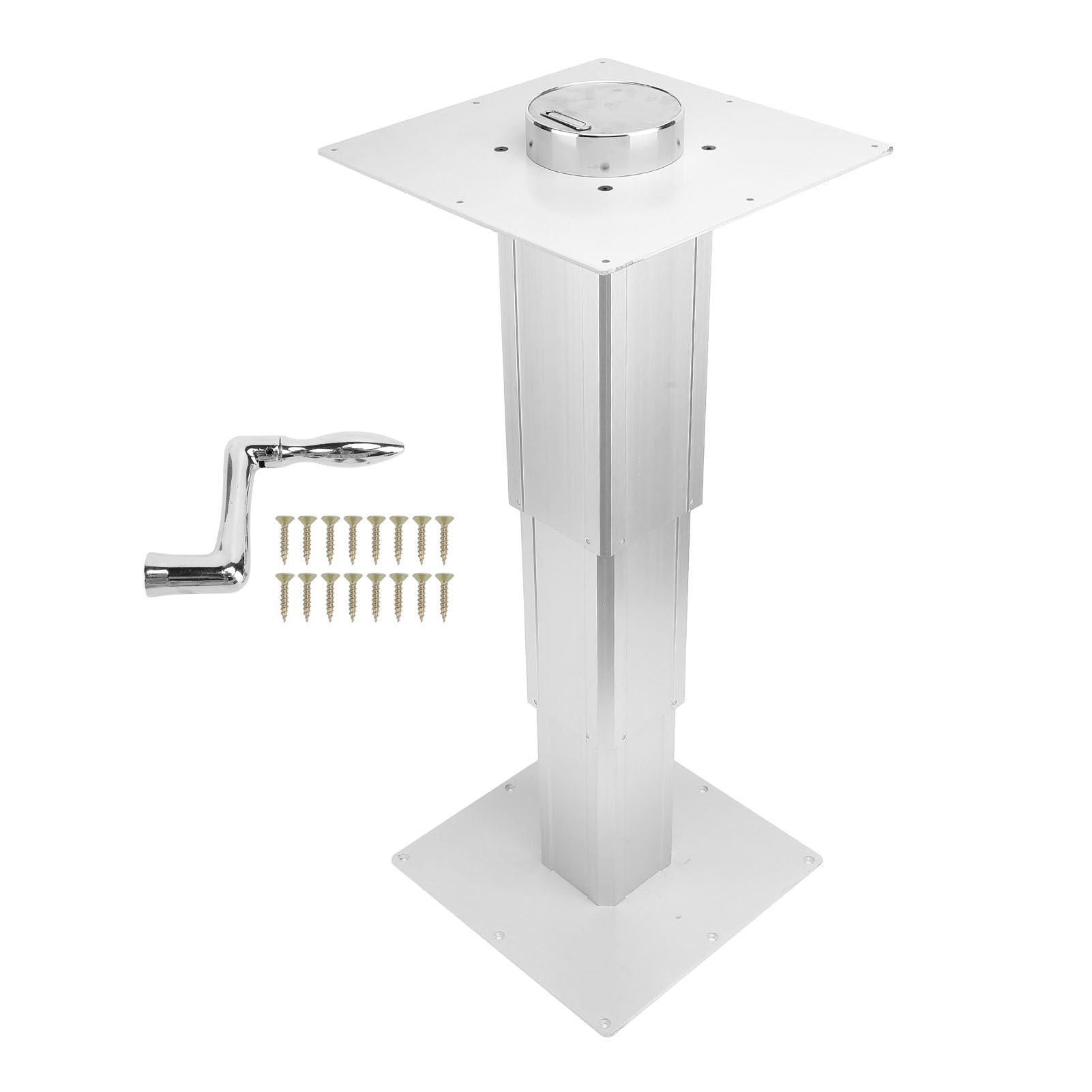 Brilluxa RV Tischbein, einstellbares Heben von Sockel, die mit Yachtbooten in Innenbalkon, 310 bis 720 mm Handkurbel Aluminiumlegierung Stützbein kompatibel Brilluxa RV Tischbein, einstellbares Heben von Sockel, die mit Yachtbooten in Innenbalkon, 310 bis 720 mm Handkurbel Aluminiumlegierung Stützbein kompatibel von Brilluxa