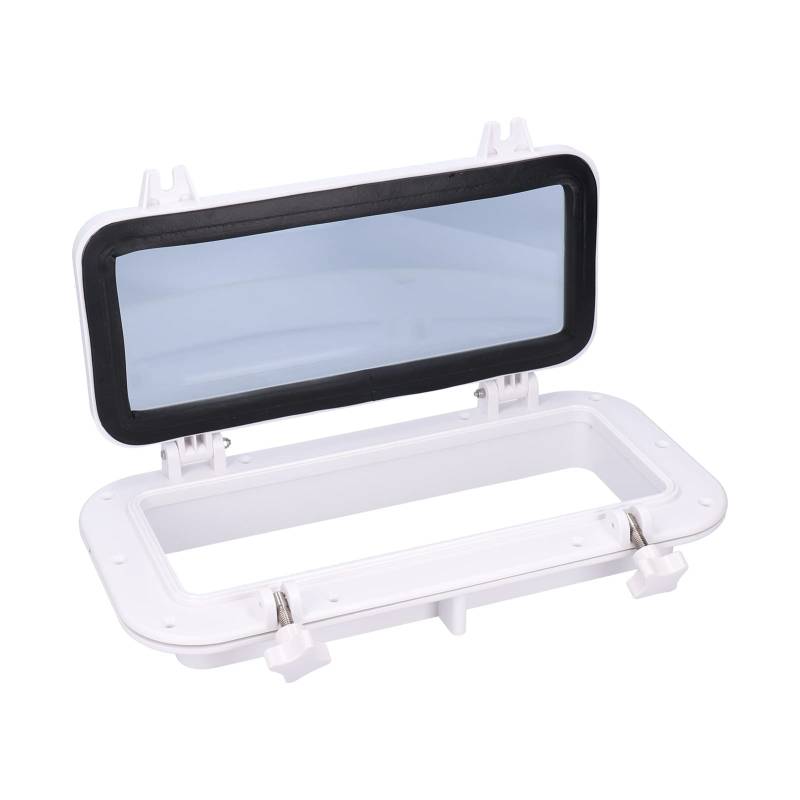 Brilluxa Rechteck Portlight, Marine Öffnungsfenster, 15-3 4 x 7-7 8 Zoll Bootsanschlussfenster, temperamentvolles Glas-RV-Luke, Yachtkabinfenster von Brilluxa