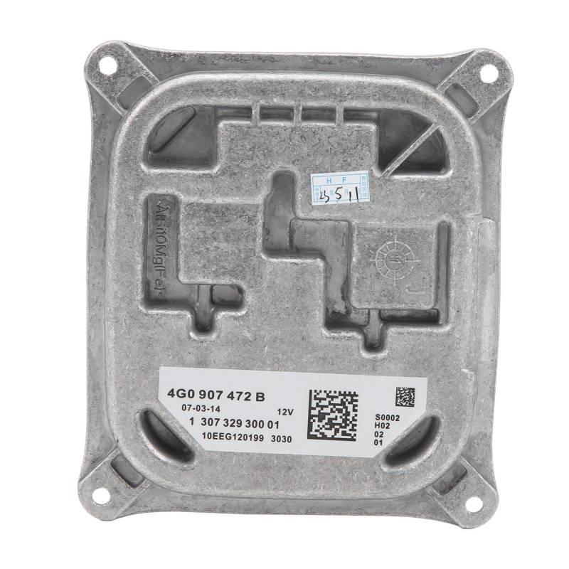 Brilluxa -Scheinwerferregeleinheit, Xenon Ballast ECU -Modul kompatibel mit RS7 S7, 12V DC Aluminiumlegierung 4G0907472 Scheinwerferkontrollsystem von Brilluxa