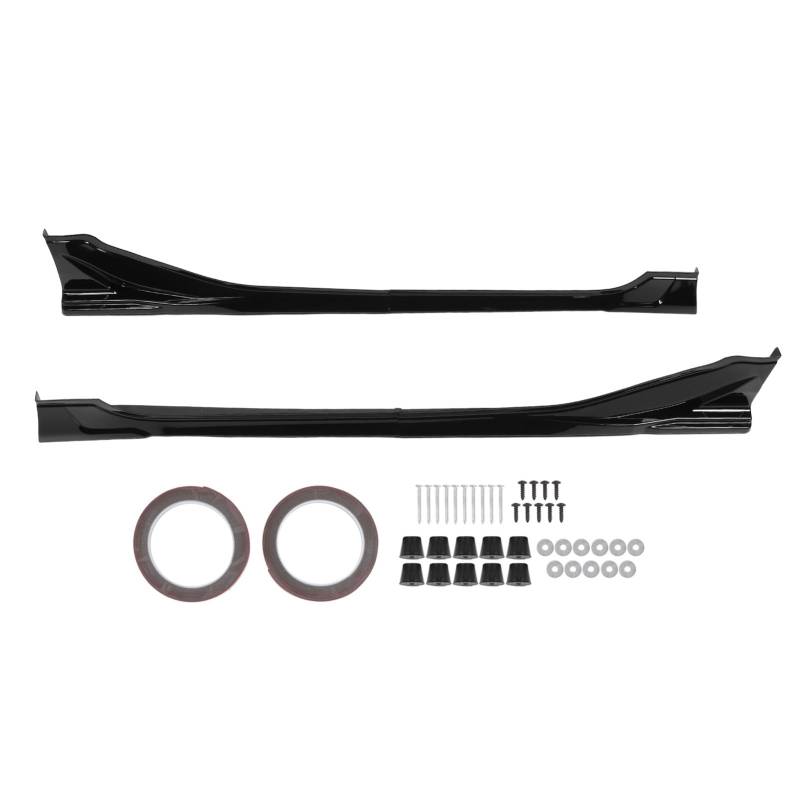 Brilluxa Seitenrock, Spoiler -Kit -kompatibel mit ZD8 2021-2024, ABS -Seitenrock -Spoiler, aerodynamischer kratzfester Seitenrock von Brilluxa
