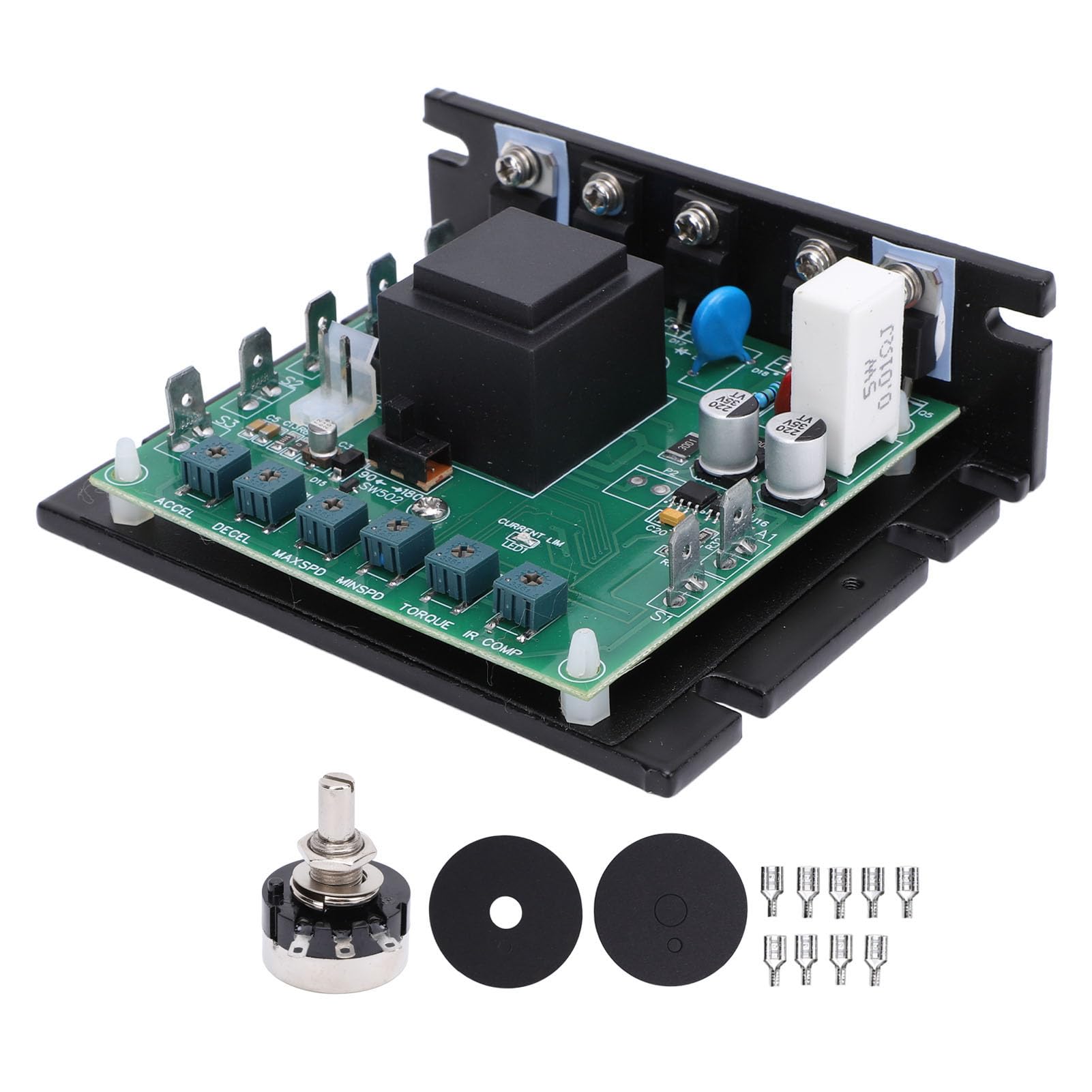 Brilluxa Speed Controller, DC -Motorsteuermodul MM23001C Einstellbar, SCR -Variablengeschwindigkeitsregler, 115 V 230 V Wechselstromeingang Controller Brilluxa Speed Controller, DC -Motorsteuermodul MM23001C Einstellbar, SCR -Variablengeschwindigkeitsregler, 115 V 230 V Wechselstromeingang Controller von Brilluxa