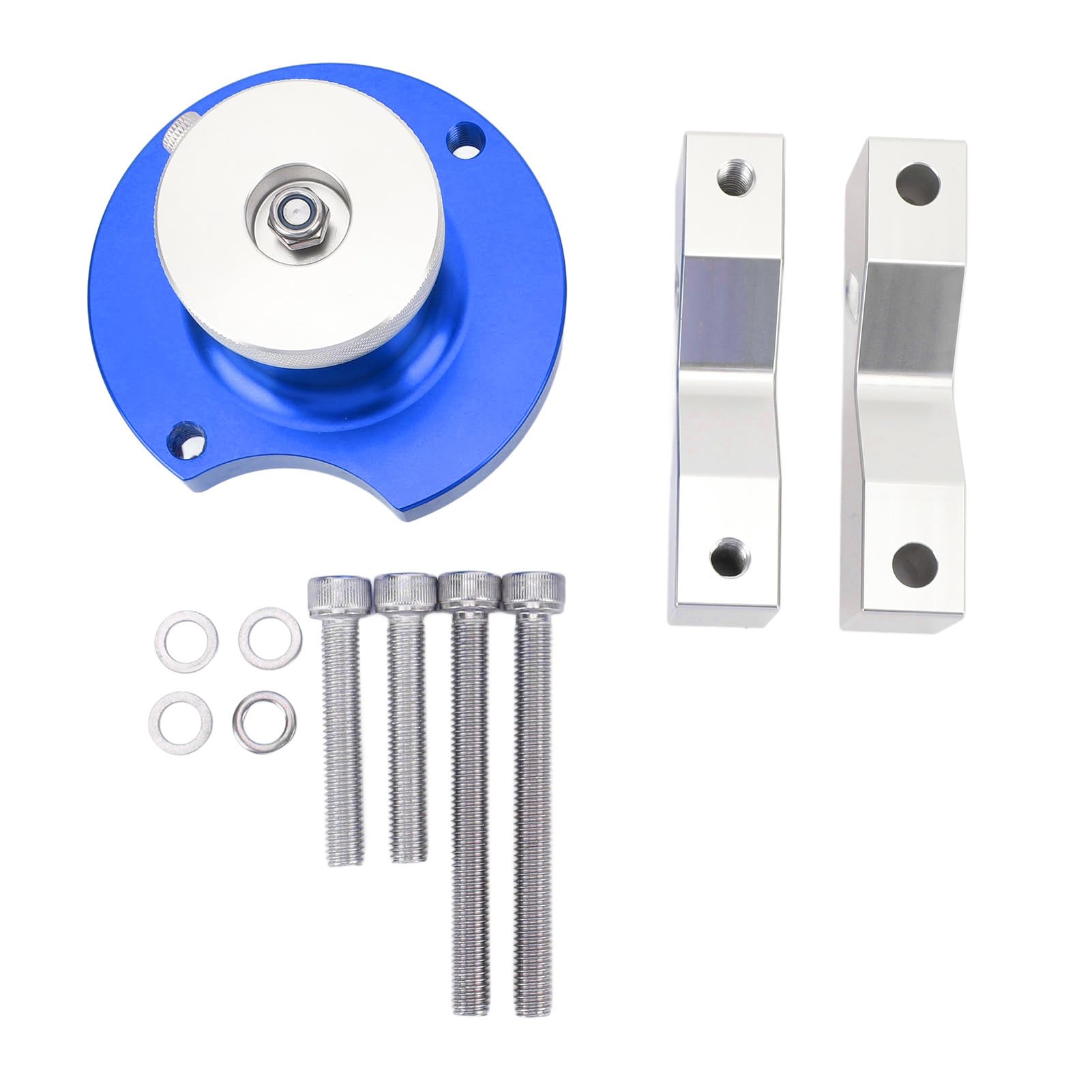 Brilluxa -Stickstoff -Ladewerkzeug, Suspension Ladungskit kompatibel mit WP -Schocks, CNC -Aluminiumlegierungs -Stoßdämpfer -Stickstofffüller (Blue) von Brilluxa