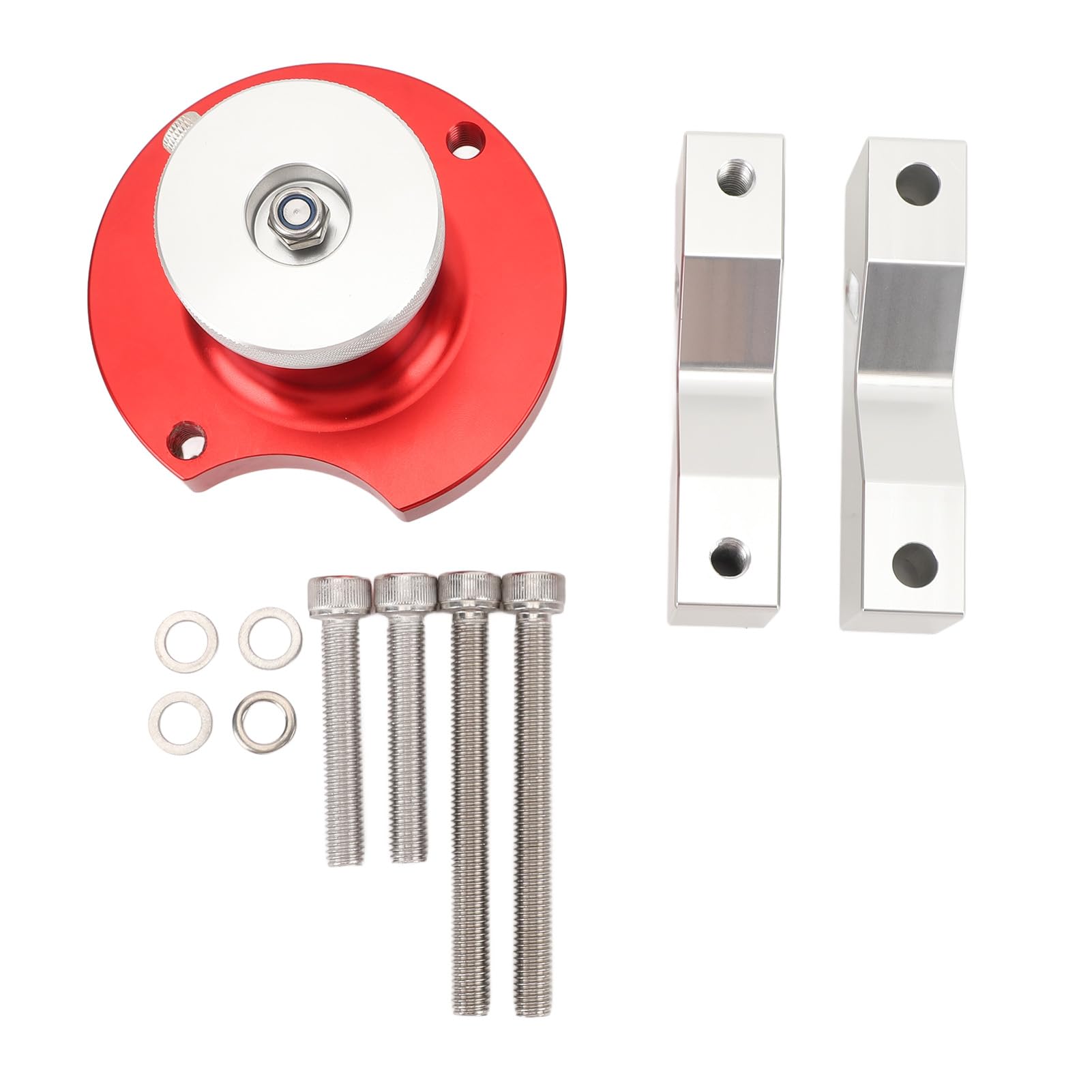 Brilluxa -Stickstoff -Ladewerkzeug, Suspension Ladungskit kompatibel mit WP -Schocks, CNC -Aluminiumlegierungs -Stoßdämpfer -Stickstofffüller (Red) von Brilluxa