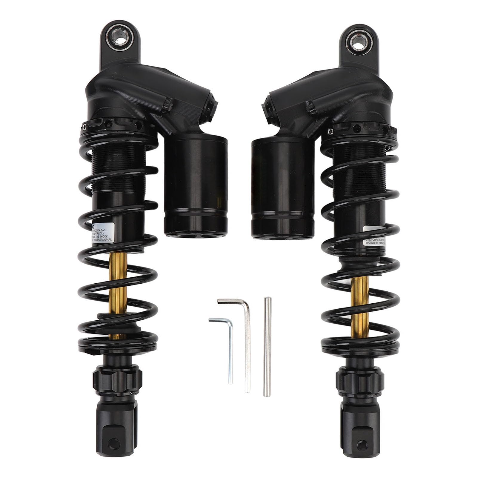 Brilluxa -Stoßdämpfer, Motorradaufhängungstrebe, kompatibel mit Nmax 125 155, 310 mm Heck -Stoßdämpfer, Motorradfeder -Federhängeband (Black) von Brilluxa