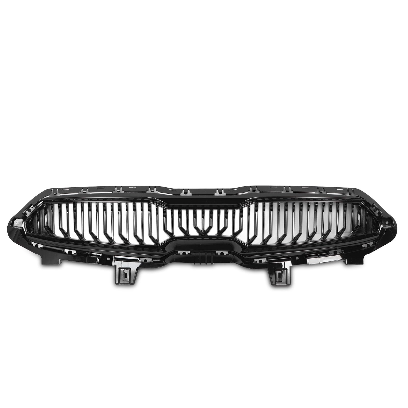 Brilluxa Stoßfänger Kühlergrill, oberes Motorhaubengrill kompatibel mit Forte Bd 2020–2021, Front Stoßfänger Grill Ersatz glänzend schwarz Brilluxa Stoßfänger Kühlergrill, oberes Motorhaubengrill kompatibel mit Forte Bd 2020–2021, Front Stoßfänger Grill Ersatz glänzend schwarz von Brilluxa