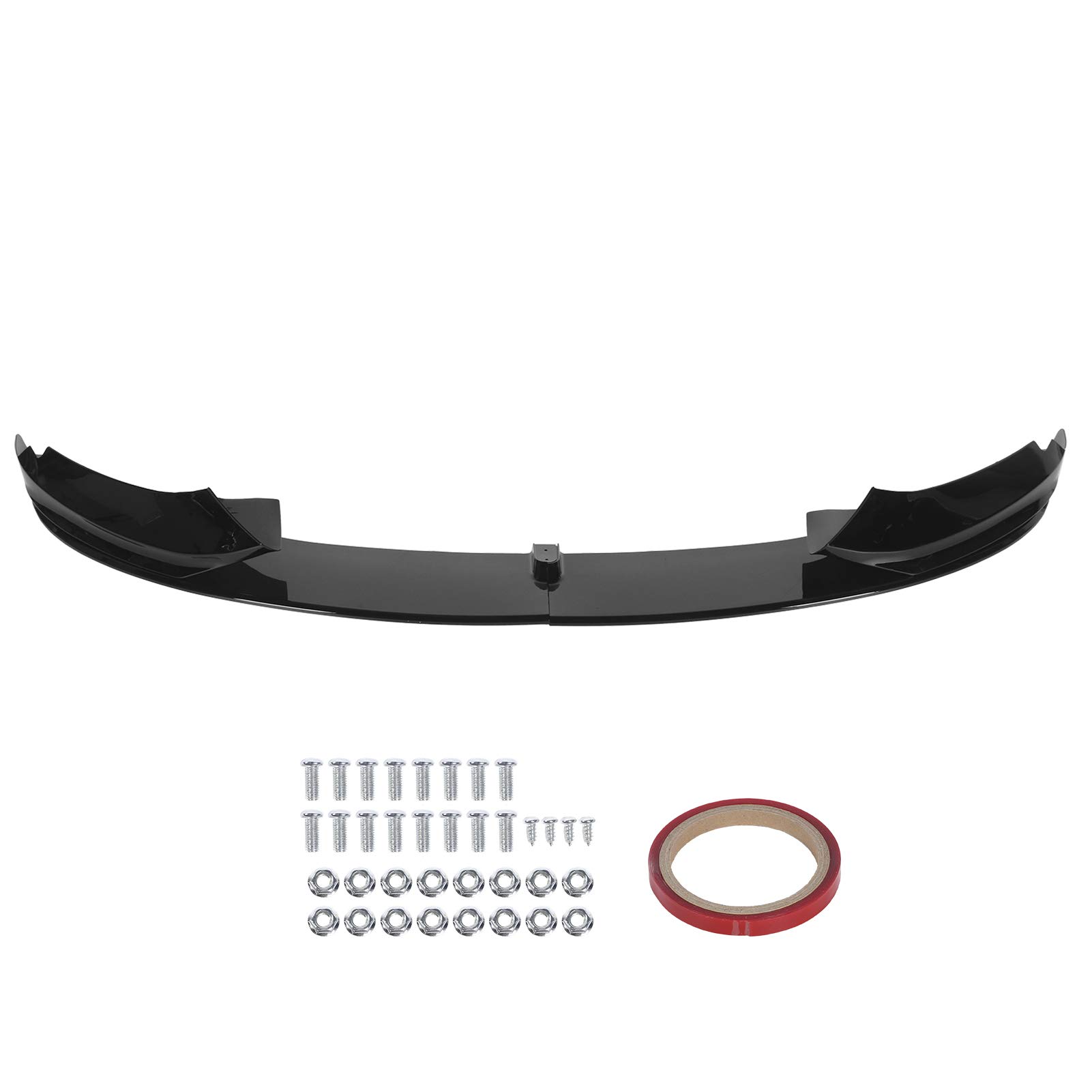 Brilluxa Stoßfänger Lip, Front-Splitter-Defflektor-Kit kompatibel mit 4er F32 F33 F36 2014-2020, Lippenschutz-Set, Spoiler-Trim 4PCS (Glänzend schwarz) von Brilluxa