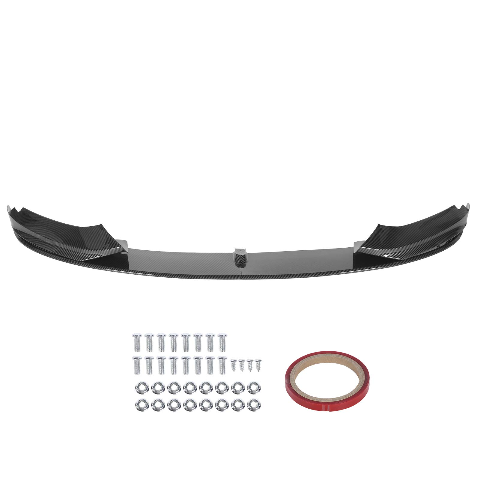 Brilluxa Stoßfänger Lip, Front-Splitter-Defflektor-Kit kompatibel mit 4er F32 F33 F36 2014-2020, Lippenschutz-Set, Spoiler-Trim 4PCS (Kohlefasermuster) von Brilluxa