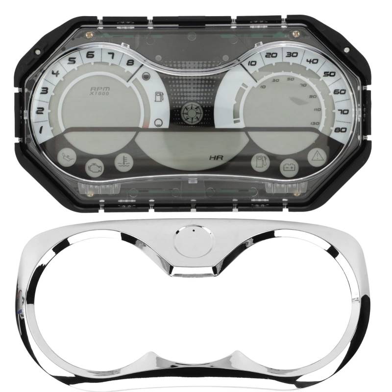 Brilluxa Tachometermesser Cluster, LCD -Instrumententafel kompatibel mit Sea Doo GTX RXP RXT WACK, Motorboot Display Ersatz 278002328 von Brilluxa