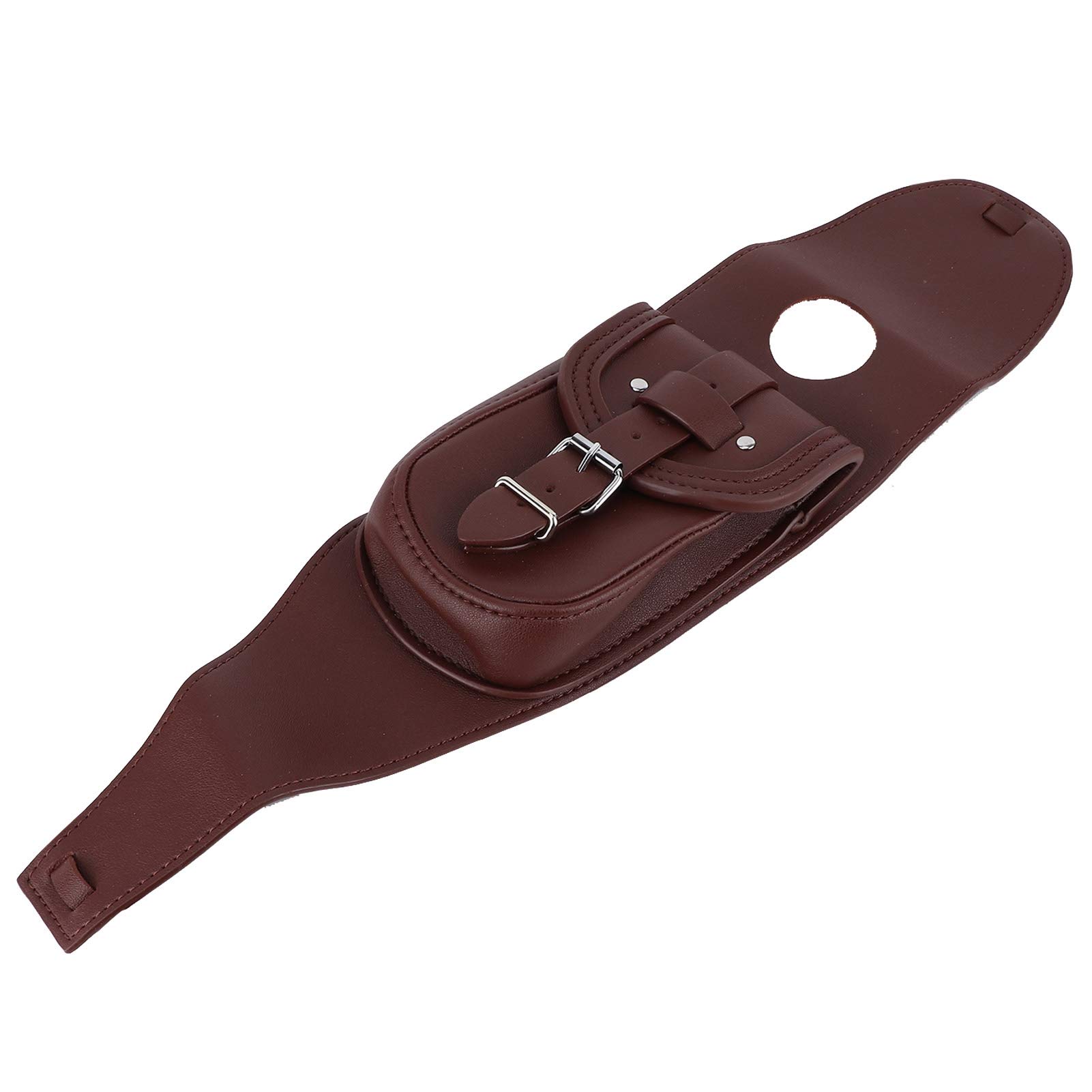 Brilluxa -Tankabdeckung, PU -Leder -Kraftstoffpolster mit Beutel, Motorrad -Gastbeherrschungabdeckung, Tank -Tank -Bib mit Lagerung, Motorrad -Tankschutzzubehör (Brown) von Brilluxa