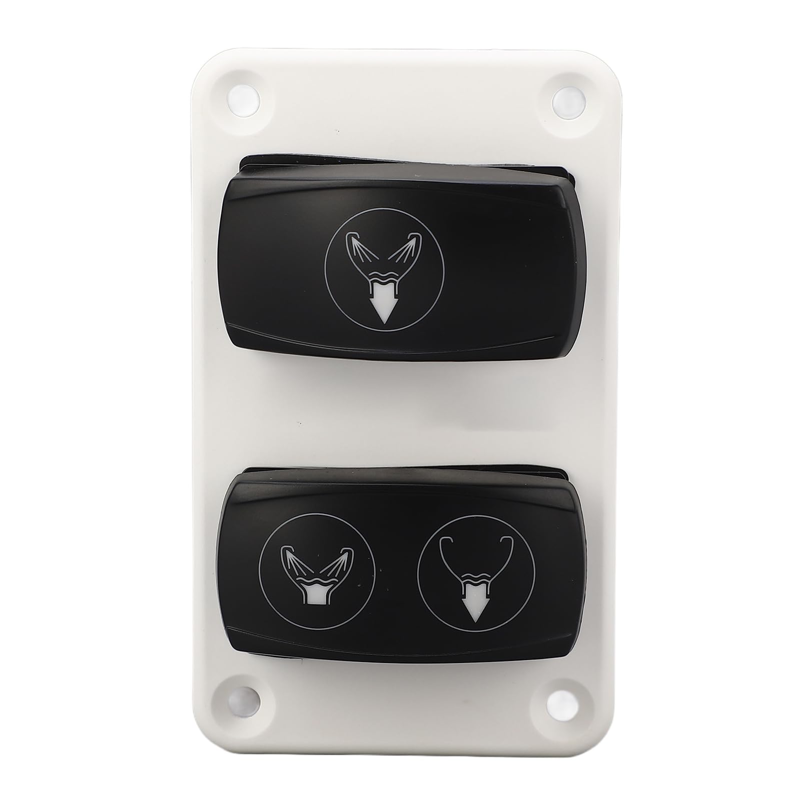 Brilluxa Toilettenkontrollschalter, 3 -Wege -Rocker -Panel kompatibel mit DC12V 24 V Marine RV Toilette, Bootsspülungschalter, Yacht -Toilettenschnecke Brilluxa Toilettenkontrollschalter, 3 -Wege -Rocker -Panel kompatibel mit DC12V 24 V Marine RV Toilette, Bootsspülungschalter, Yacht -Toilettenschnecke von Brilluxa