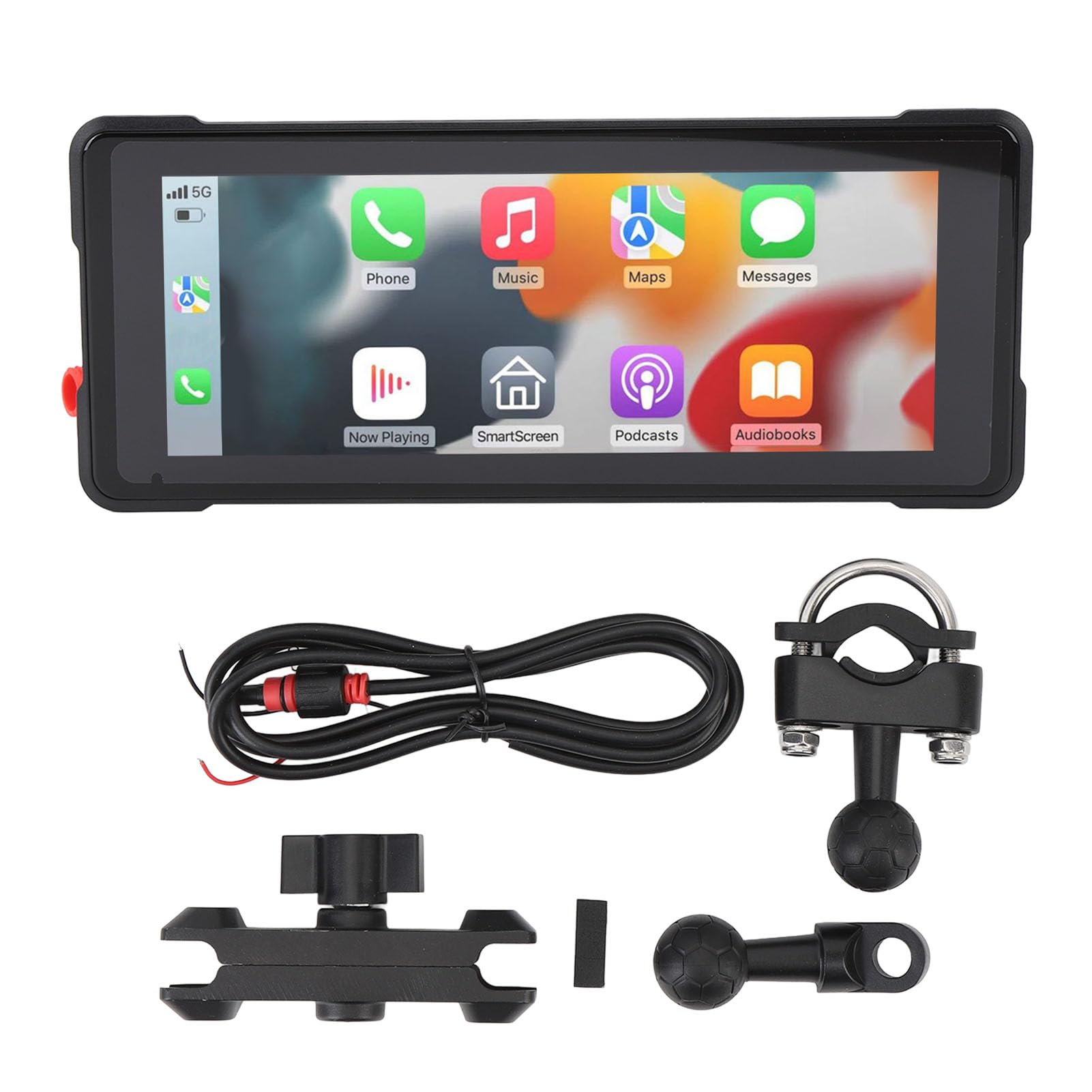 Brilluxa Touchscreen, Motorrad -Stereo -GPS -Navigation, CarPlay Android Auto Stereo, 6,86 Zoll IPX7 Wasserbeständiges tragbares Audiosystem Brilluxa Touchscreen, Motorrad -Stereo -GPS -Navigation, CarPlay Android Auto Stereo, 6,86 Zoll IPX7 Wasserbeständiges tragbares Audiosystem von Brilluxa