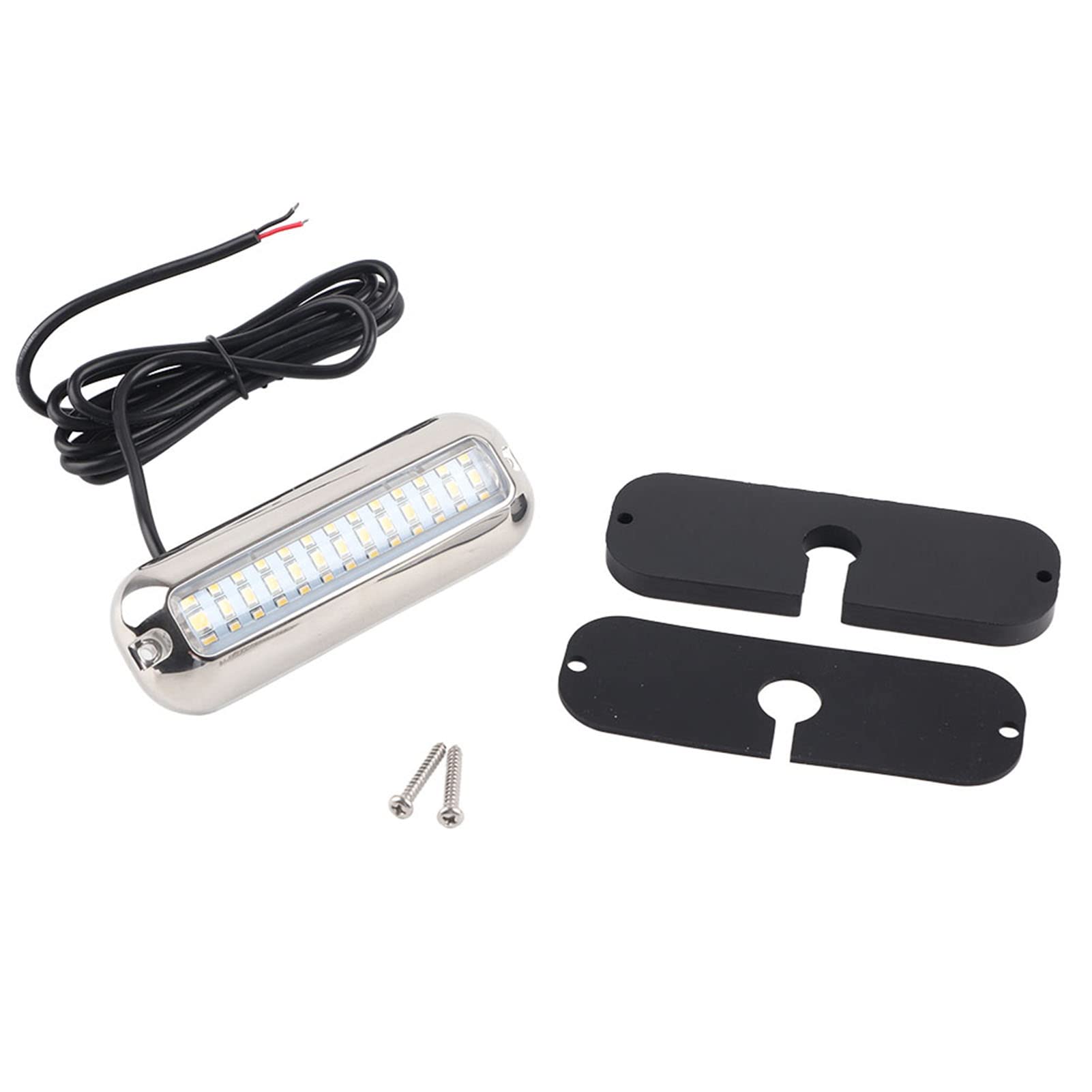 Brilluxa Trensenlicht, Unterwasserbootlampe und Ponton -LED -Licht 5.2W 39LEDS, IP68 Unterwasserfischerei Licht für den Gebrauch des Meeres (Weiß) von Brilluxa