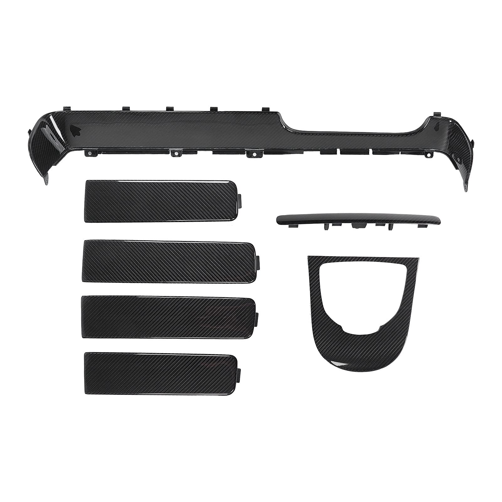 Brilluxa Trim-Kit, Dashboard-Abdeckungsset, kompatibel mit G-Klasse G63 W463 2019-2021, Austausch der Innenarmlehre, Getriebelastkonsole-Overlay Brilluxa Trim-Kit, Dashboard-Abdeckungsset, kompatibel mit G-Klasse G63 W463 2019-2021, Austausch der Innenarmlehre, Getriebelastkonsole-Overlay von Brilluxa