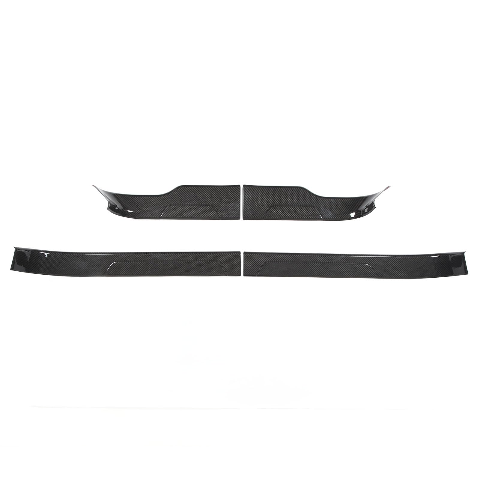 Brilluxa -Türschwanzschutz, Schwellenwertstreifen mit Urus 2018 bis 2021, Carbon Faser Anti Slip Protection Strip Set kompatibel Brilluxa -Türschwanzschutz, Schwellenwertstreifen mit Urus 2018 bis 2021, Carbon Faser Anti Slip Protection Strip Set kompatibel von Brilluxa