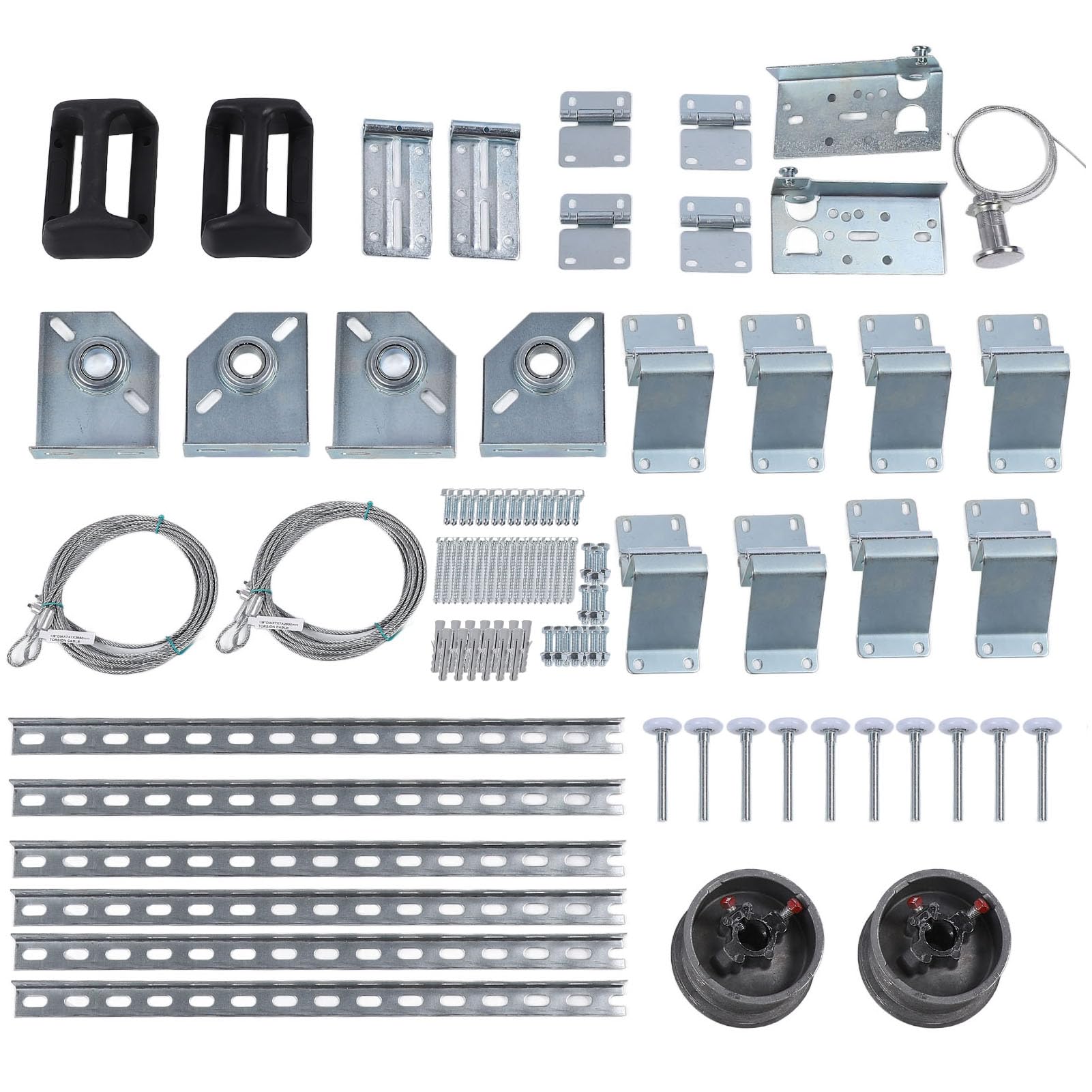 Brilluxa Tuning Kit, Garagentor -Hardware -Set Roller Draht Seilscharnierhalterung, Garagentorreparatur -Kit, Garagentorersatzteile Teile Brilluxa Tuning Kit, Garagentor -Hardware -Set Roller Draht Seilscharnierhalterung, Garagentorreparatur -Kit, Garagentorersatzteile Teile von Brilluxa