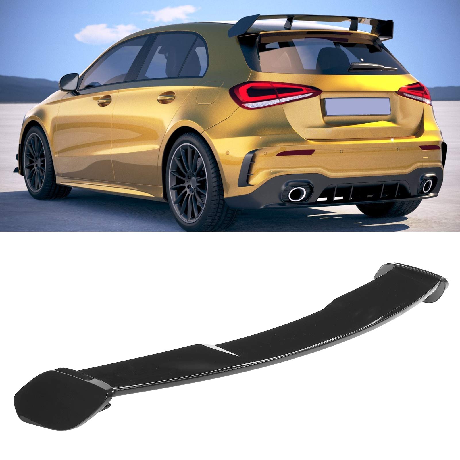Brilluxa Upgrade Heckspoiler, Entenschnabel-Spoiler für A.45, glänzender schwarzer Dachheckspoiler für A-Klasse W177 A.45 AMG 2019+, Entenschnabel-Kofferraum, Heckdeckel, Brilluxa Upgrade Heckspoiler, Entenschnabel-Spoiler für A.45, glänzender schwarzer Dachheckspoiler für A-Klasse W177 A.45 AMG 2019+, Entenschnabel-Kofferraum, Heckdeckel, von Brilluxa