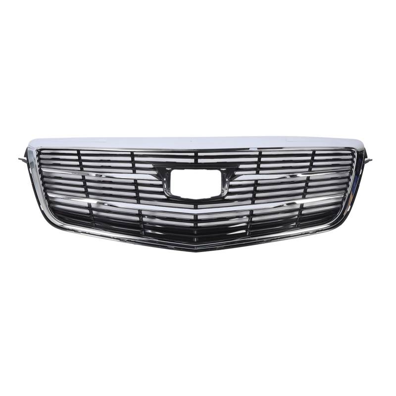 Brilluxa Upper Kühlergrill, Fronthaube Grill kompatibel mit ATS 2015-2019, Stoßfänger-Mesh-Kühlergrillbaugruppe, Motorentlüftungsabdeckung Grill (Plattiert) von Brilluxa