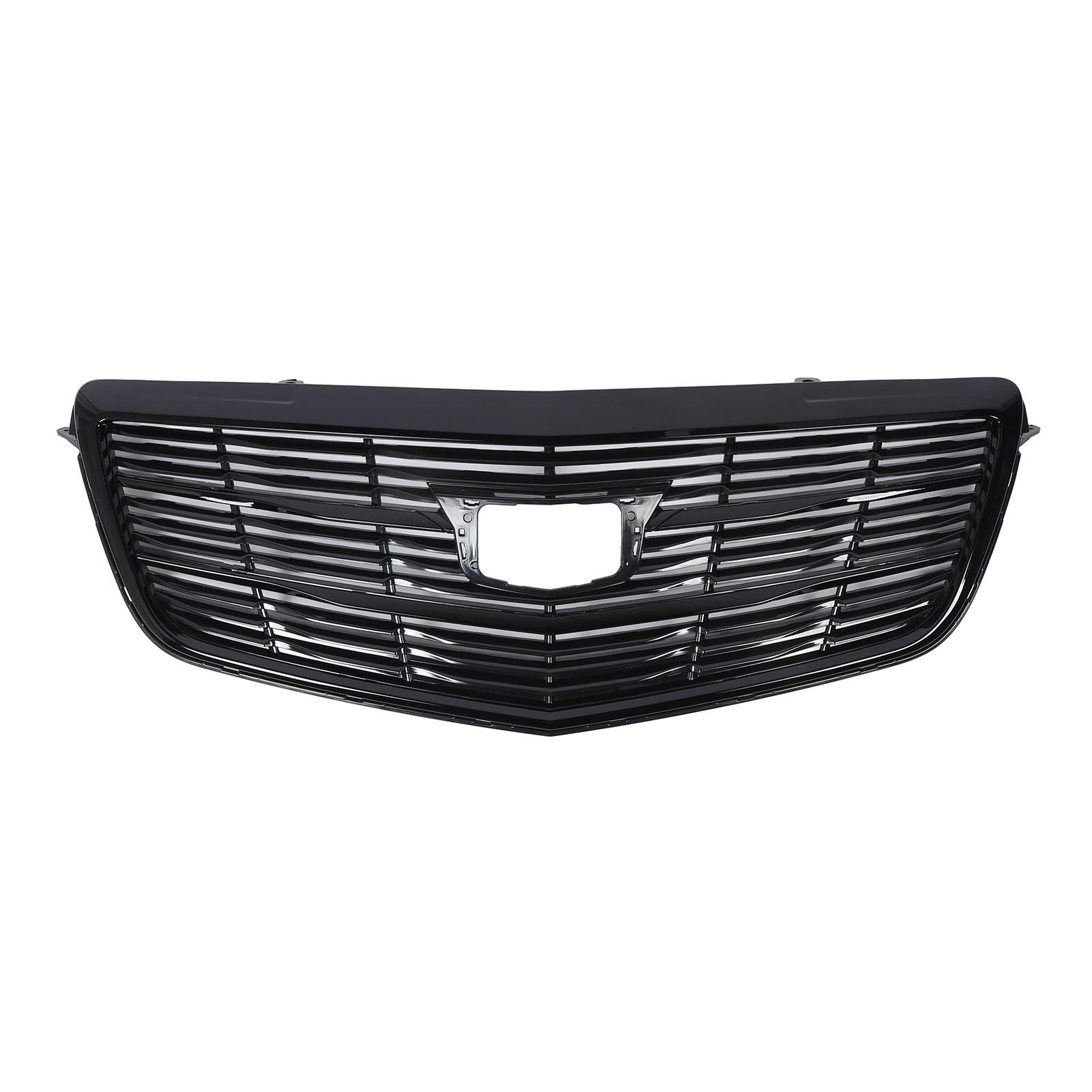 Brilluxa Upper Kühlergrill, Fronthaube Grill kompatibel mit ATS 2015-2019, Stoßfänger-Mesh-Kühlergrillbaugruppe, Motorentlüftungsabdeckung Grill (Schwarz) von Brilluxa