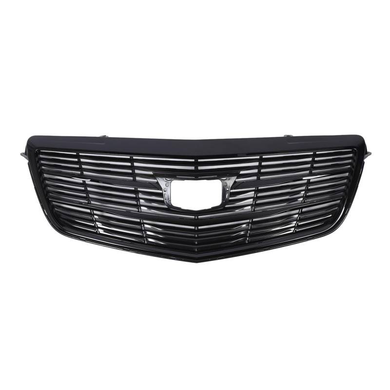 Brilluxa Upper Kühlergrill, Fronthaube Grill kompatibel mit ATS 2015-2019, Stoßfänger-Mesh-Kühlergrillbaugruppe, Motorentlüftungsabdeckung Grill (Schwarz) von Brilluxa