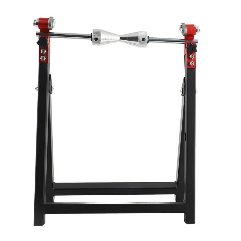 Brilluxa Wheel Balancer Stand, Motorrad Reifen -Truing -Werkzeug statischer Balancer Faltbar 5x23 Zoll Rausgleichständer von Brilluxa