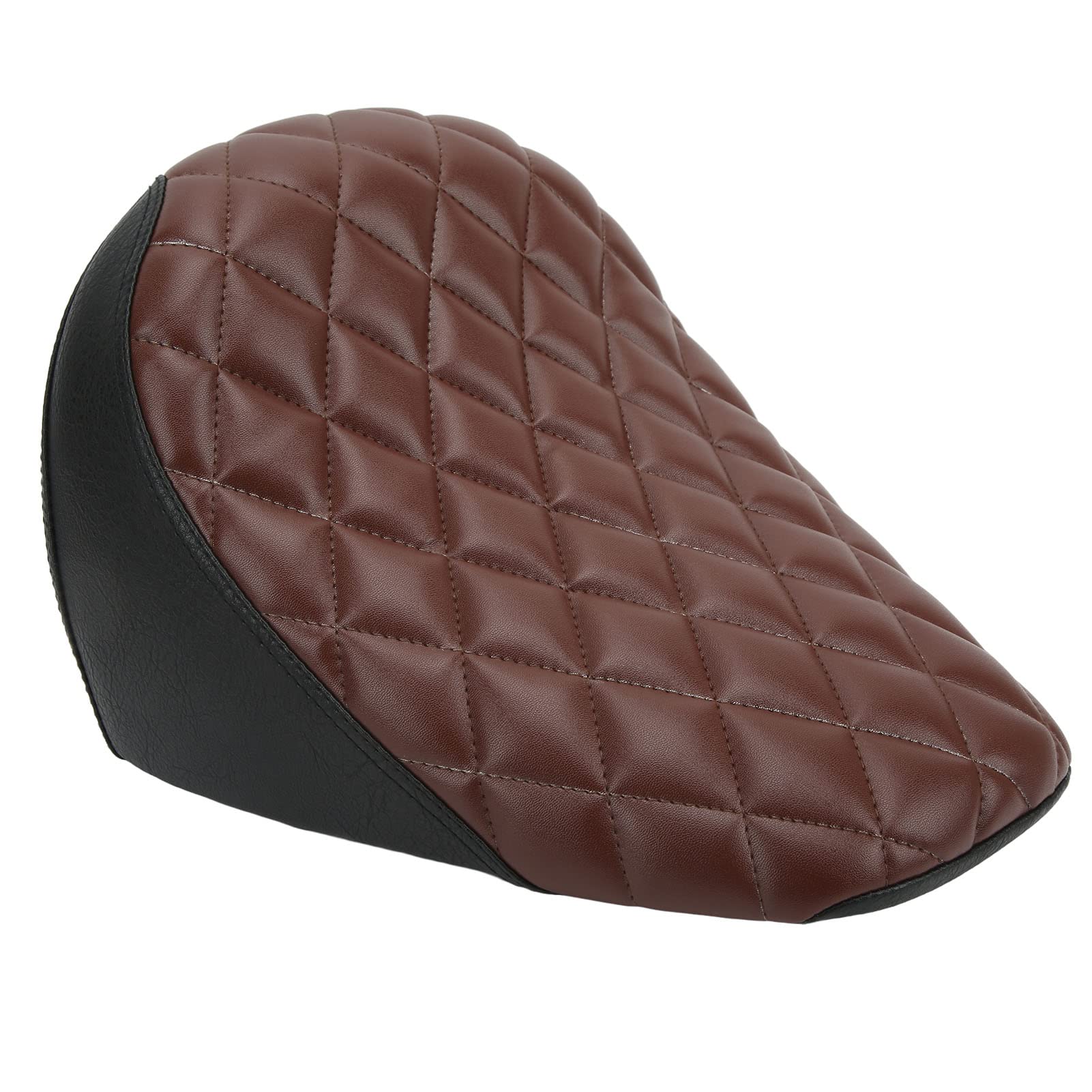 Brilluxa sitz, Solo-Vordersitzkissen, kompatibel mit Indian Scout Bobber, braunes Leder, Ersatz-Fahrersitz, Diamantstich Brilluxa sitz, Solo-Vordersitzkissen, kompatibel mit Indian Scout Bobber, braunes Leder, Ersatz-Fahrersitz, Diamantstich von Brilluxa