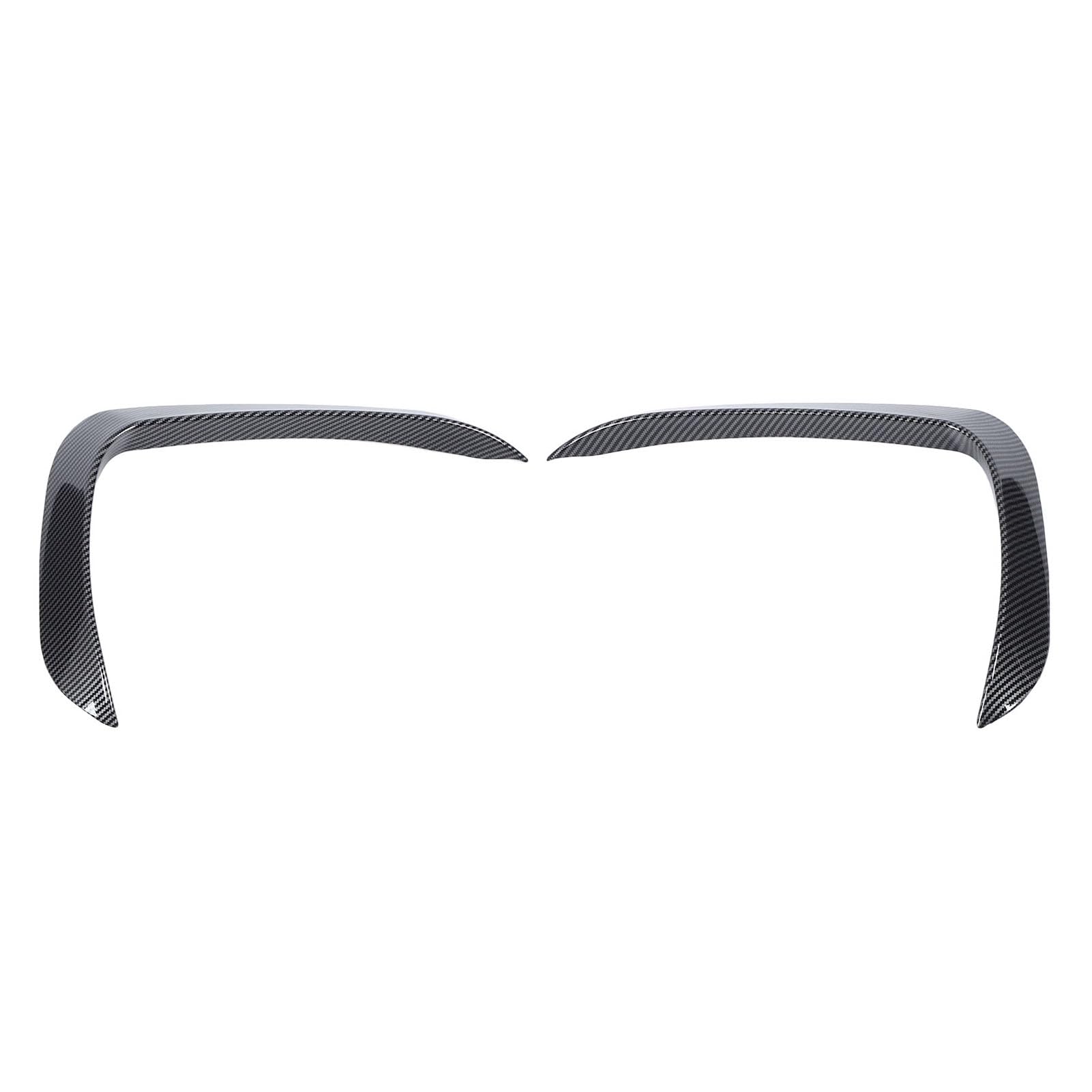 Brilluxa vordere Stoßfänger Seitenspoiler, aerodynamische Hochstabilitätsdesign für X5 F15 M Sport, Paar Spoiler für eine verbesserte Fahrzeugleistung (Carbon Fiber Style) von Brilluxa