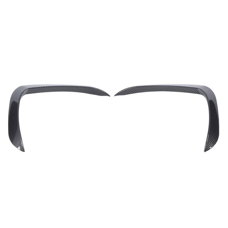 Brilluxa vordere Stoßfänger Seitenspoiler, aerodynamische Hochstabilitätsdesign für X5 F15 M Sport, Paar Spoiler für eine verbesserte Fahrzeugleistung (Carbon Fiber Style) von Brilluxa