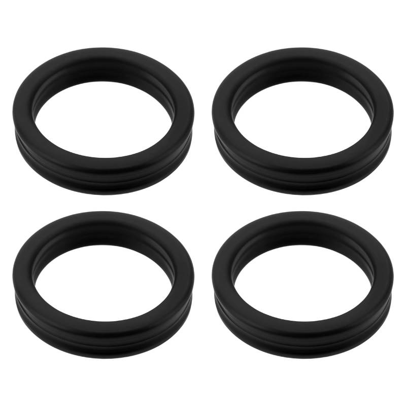 Briny River 4 Stück Auto-Wasserrohrdichtung Kühlerschlauch O-Ring 06B121687 Kompatibel mit Audi A1 (2011-2015) Sportback (2011-2015) A3 (1996-2012) 26,5 x 20,5 x 5,35 mm Schwarz von Briny River