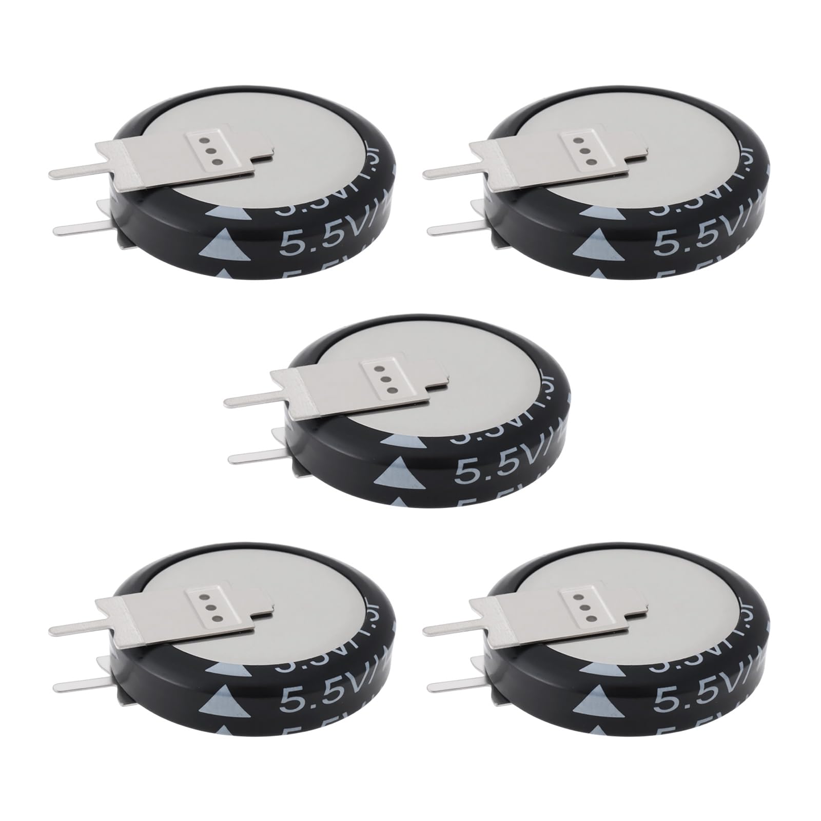 Briny River 5 Stück 1,5F 5,5V Typ-V Superkondensator 19x5mm Geeignet für Kleine Elektrogeräte Briny River 5 Stück 1,5F 5,5V Typ-V Superkondensator 19x5mm Geeignet für Kleine Elektrogeräte von Briny River