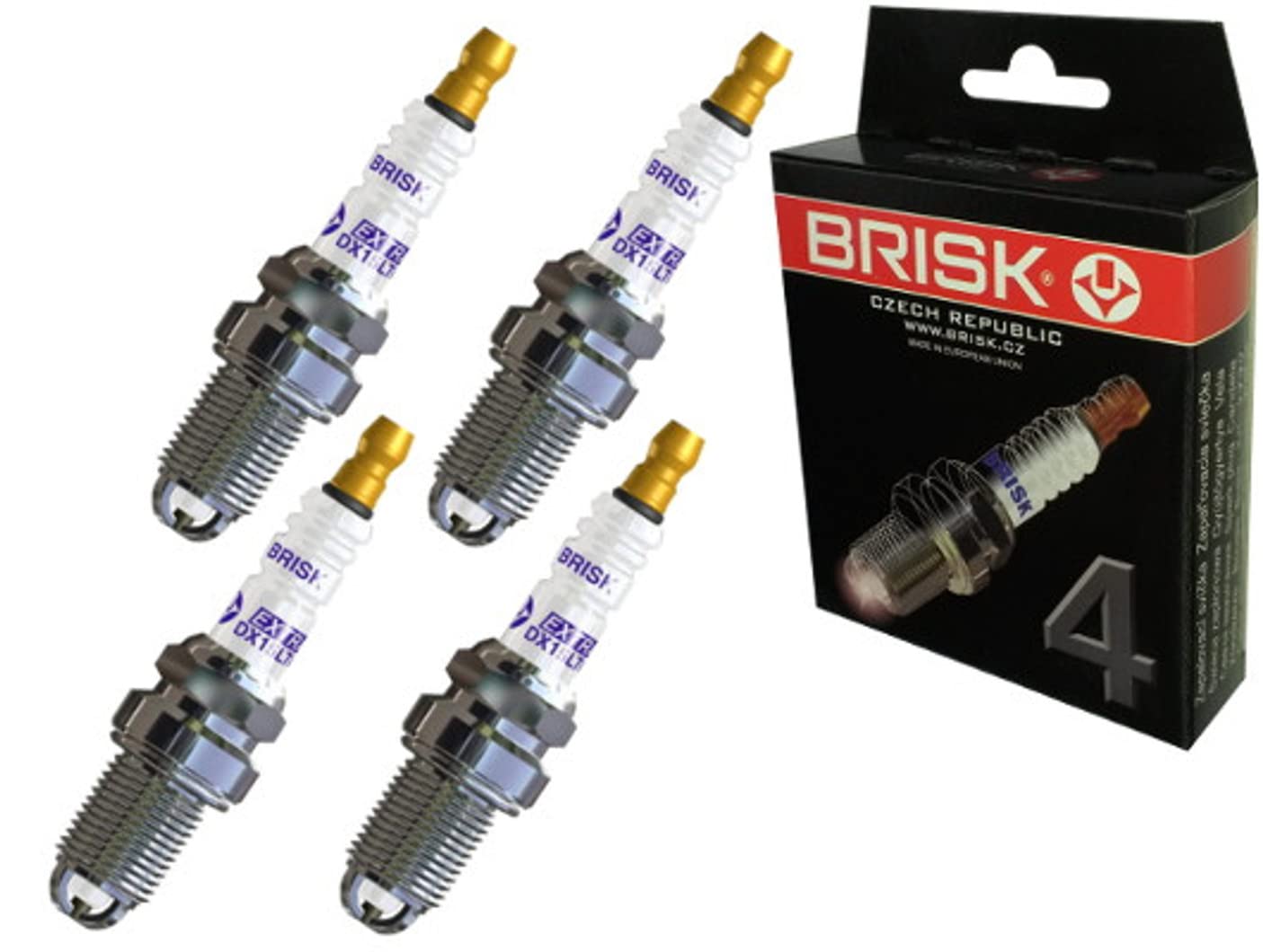 BRISK Extra DR17TC-1 1346 Zündkerzen, 4 Stück von Brisk