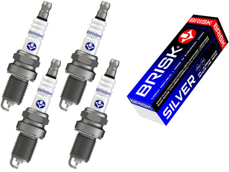 Brisk – Silver DR17YS 1351, Zündkerzen, Benzin, LPG CNG Autogas, 1 Stück von Brisk