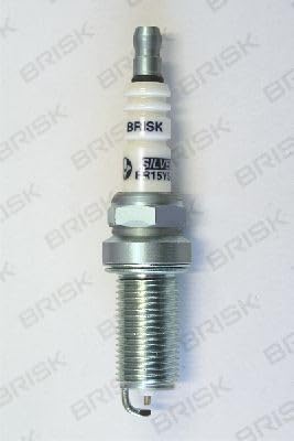 BRISK Silver ER15YS-9 1578 Zündkerzen Benzin-Kraftstoff LPG CNG Autogas, 4 Stück von Brisk