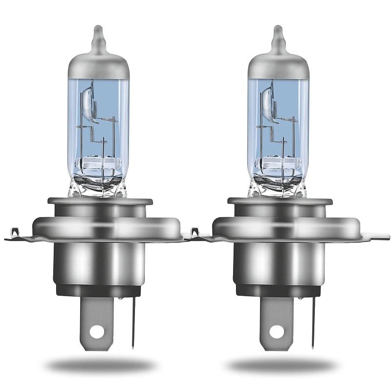 Briteye H4 Halogen Lampen 4300K Gelblich Weißes Licht 12V 55W/60W Scheinwerferlampe mit E Prüfzeichen (2 Stücke) von Briteye