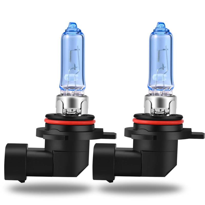 Briteye 9012 HIR2 Halogen Lampen 4300K Gelblich Weißes Licht 12V 55W mit E Prüfzeichen Scheinwerferlampe (2 Stücke) von Briteye