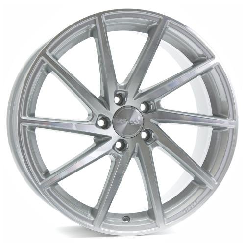 Brock B37C kristallsilber front-poliert 9,5x20 ET32 5.00x120 Hub Hole 74.10 mm - Alu felgen von Brock