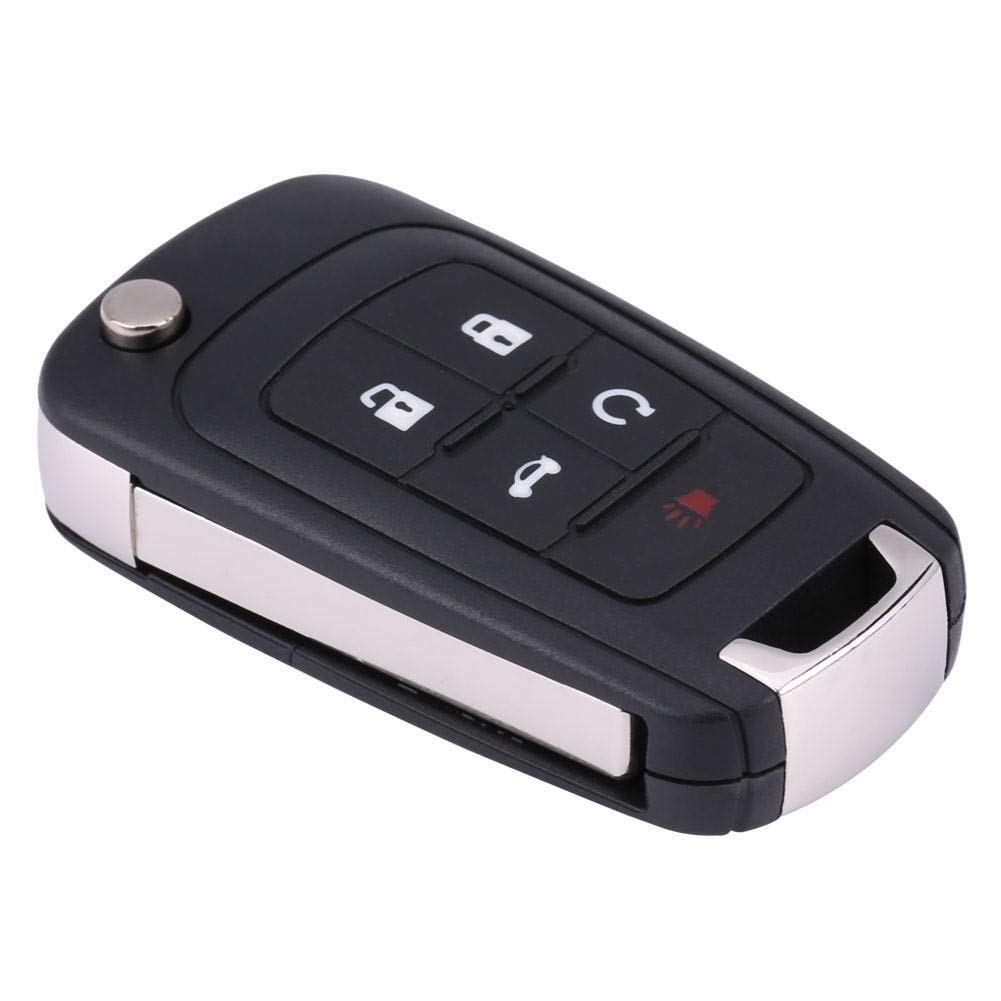 Broco 5 Taste Eintrag Auto-Fernsteuerungsschlüsselanhänger Chip-Schlüssel for Chevrolet Camaro Cruze Malibu Sonic GM von Broco